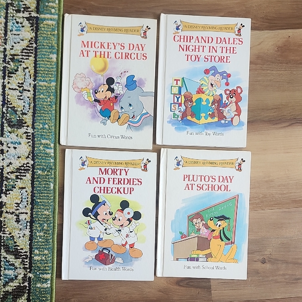 Vintage Disney Rhyming Reader Storybook Collection